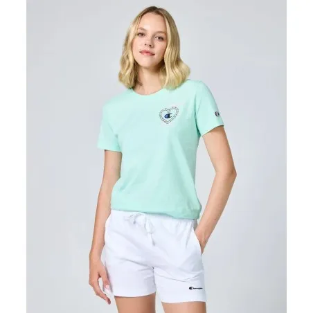 Champion -T-shirt du cou Champion – Vert - CHAMPION
