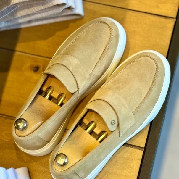 Chaussures Homme MAKEBA  3204 DAIM BEIGE - MAKEBA