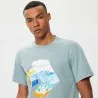 Converse Homme – T-shirt Étoile Chevron Océan – 10024746A03 - CONVERSE
