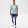 Converse Homme – T-shirt Étoile Chevron Océan – 10024746A03 - CONVERSE