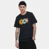 Converse Homme - T-shirt Chuck Taylor déformé - Noir - 10025973-A01 - CONVERSE