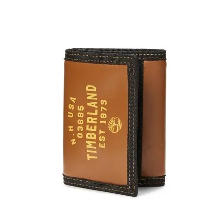 Timberland Homme – Smooth Leather & Recycled Polyester Trifold – Camel - TIMBERLAND