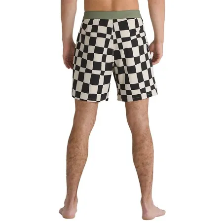 Vans – Le boardshort Daily Check 17? – Noir Blanc - VANS