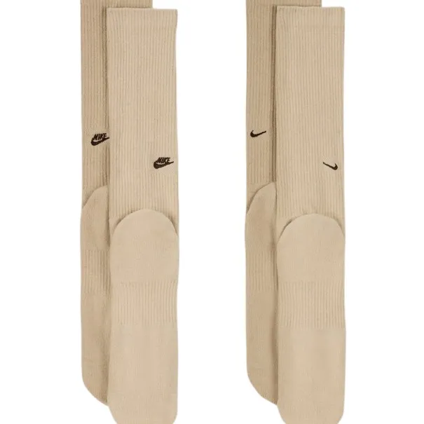 Nike – Chaussettes mi-mollet (2 paires) – Beige - NIKE