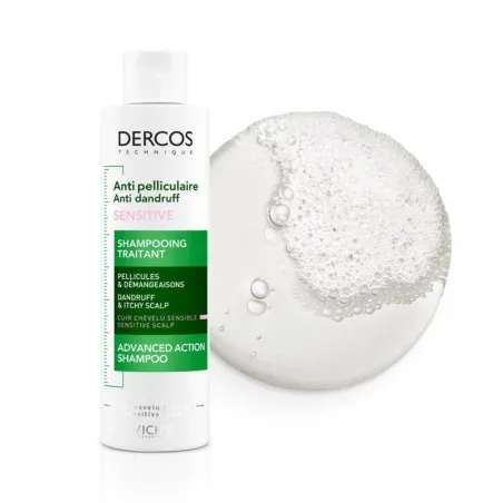 Shampooing VICHY  DERCOS SHAMPOING ANTIPELLICULAIRE SENSIBLE 200ML - VICHY