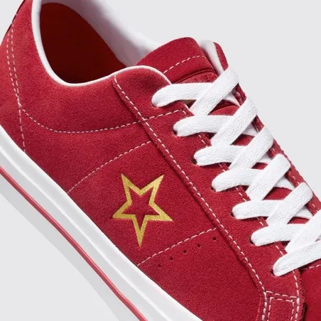 Converse -Cons One Star Pro Suede Archive Colors Ox – Rouge - CONVERSE