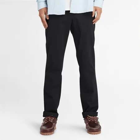 Timberland Homme – Pantalon chino noir en sergé Claremont – Noir - TIMBERLAND