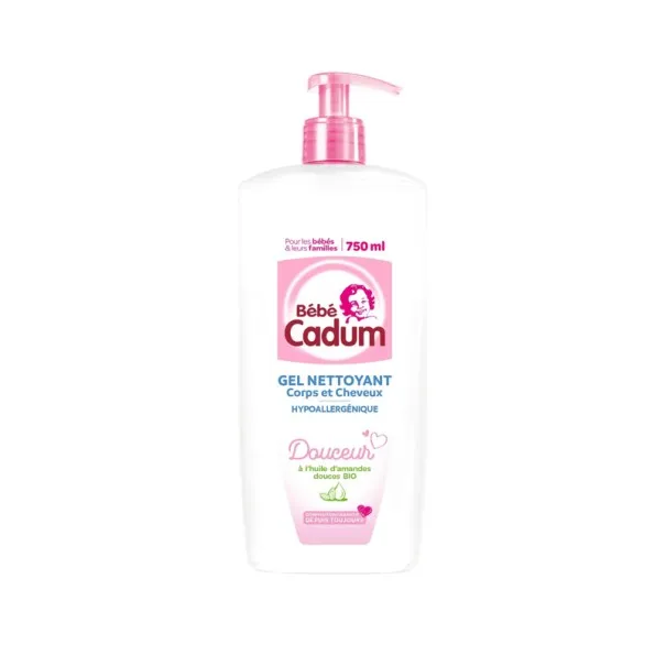 Cadum – Gel Lavant Corps & Cheveux Douceur 750Ml - CADUM