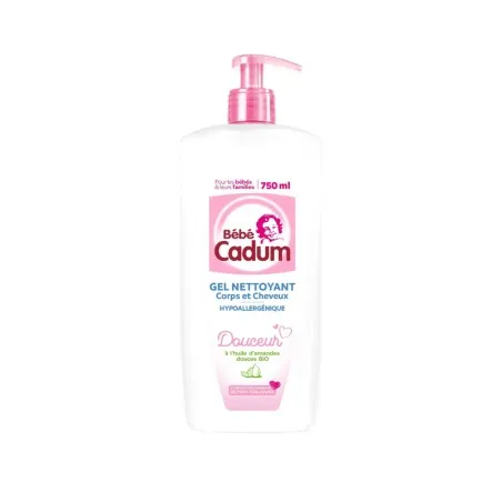 Cadum – Gel Lavant Corps & Cheveux Douceur 750Ml - CADUM