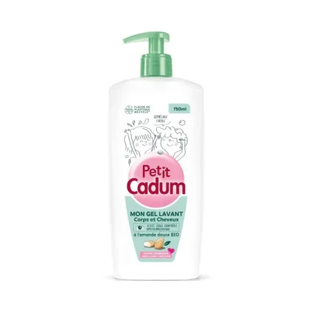 Cadum – Gel Lavant Enfant Corps Et Cheveux Amande Douce 750Ml - CADUM