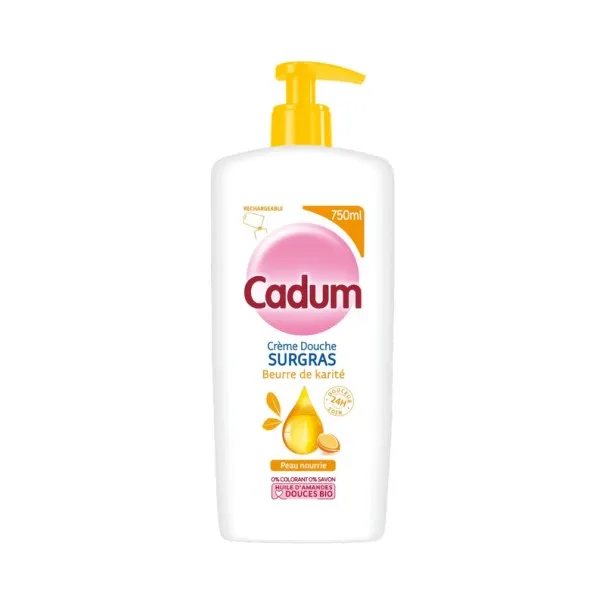 Cadum – Surgras Crème Douche Karité 750 ml - CADUM