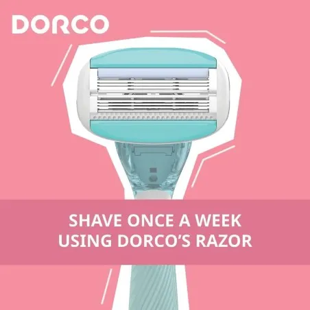 Dorco – Rasoir Pour Femme Dorco Eve 6 Manche + 2 Lames De Rechange - DORCO