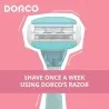 Dorco – Rasoir Pour Femme Dorco Eve 6 Manche + 2 Lames De Rechange - DORCO