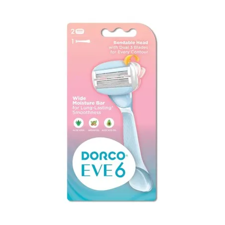 Dorco – Rasoir Pour Femme Dorco Eve 6 Manche + 2 Lames De Rechange - DORCO