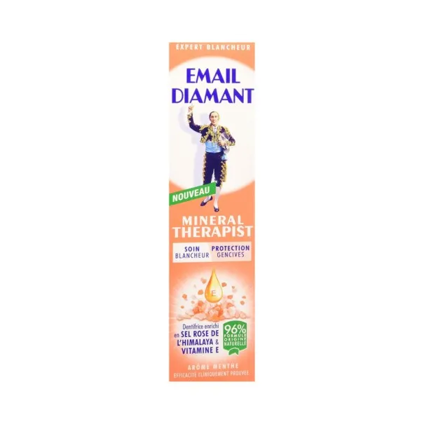 Email Diamant – Dentifrice Mineral Therapist Soin Blancheur & Protection Gencives 75 Ml - EMAIL DIAMANT
