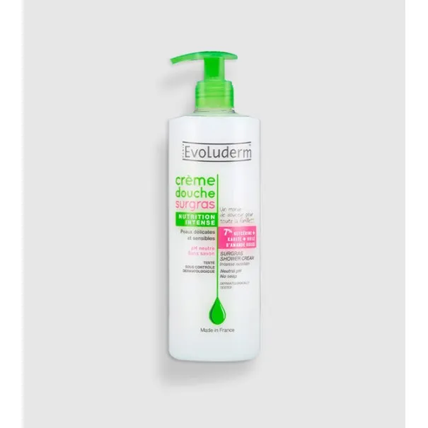 Evoluderm – Crème de douche Surgras Nutrition Intense, 500 ml - EVOLUDERM