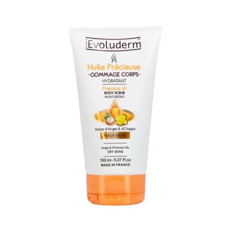 EVOLUDERM – Gommage Corps Hydratant Huile Précieuse 150ml - EVOLUDERM