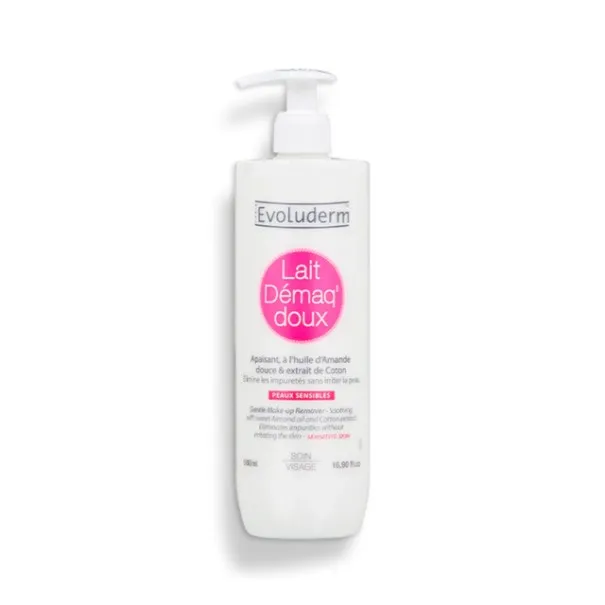 EVOLUDERM – Lait Démaq’ Doux Apaisant 500Ml - EVOLUDERM