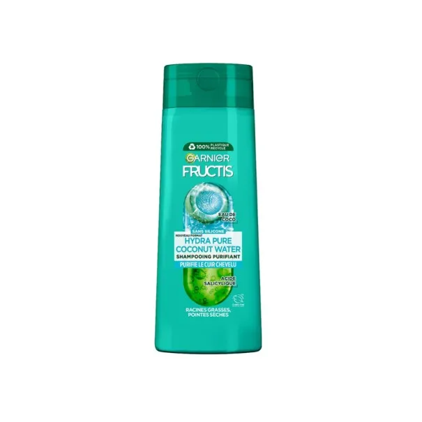 Garnier – Fructis Pure Hydra Shampoing À L’Eau De Coco 300Ml - Garnier