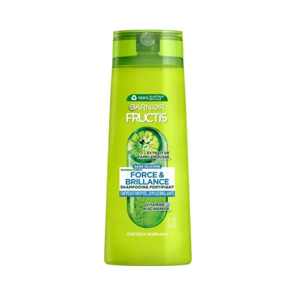 Garnier – Fructis Shampoing Force & Brillance Pamplemousse 2En1 250Ml - Garnier
