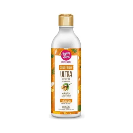 Happy Anne – Après Shampoing À L’Huile D’Argan Et D’Açaï Pour Cheveux Ternes Et Fragilisés 340Mml - HAPPY