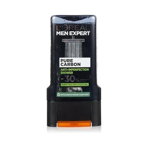 L’Oreal – Gel Douche Men Expert Pure Carbon 300Ml - L'OREAL