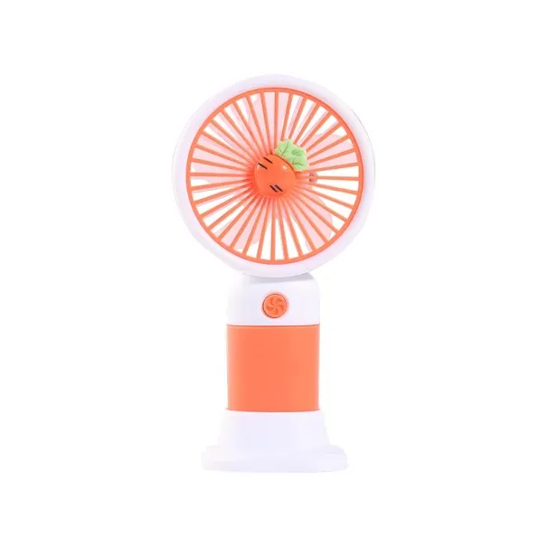 NEST – Mini Ventilateur à Main avec Batterie Rechargeable USB et Support Rouge - NEST