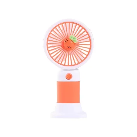 NEST – Mini Ventilateur à Main avec Batterie Rechargeable USB et Support Rouge - NEST