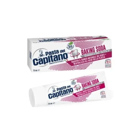Pasta Del Capitano – Dentifrisse Bicarbonate de Soude Bio Menthe 75ml - PASTA