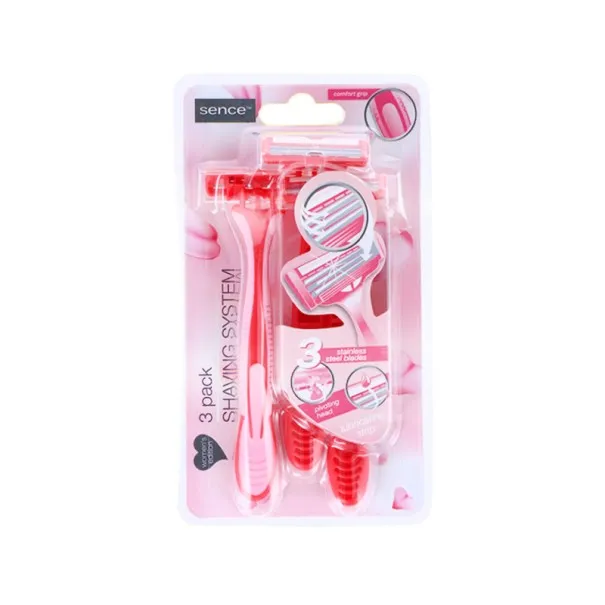 Pack De 3 Rasoirs SENCE Avec 3 Lames Pour Femmes - SENCE
