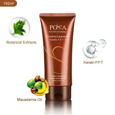 Soin Réparateur de cheveux posa  CREAMY LEAVE IN - posa