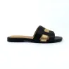 Mules Femmes BELTONI  ROSALIA NOIR DOREE - BELTONI