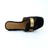 Mules Femmes BELTONI  ROSALIA NOIR DOREE - BELTONI