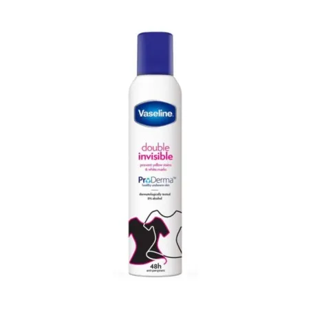 Déodorant Femme VASELINE  DOUBLE INVISIBLE 48 HEURES DE PROTECTION 250ML - 