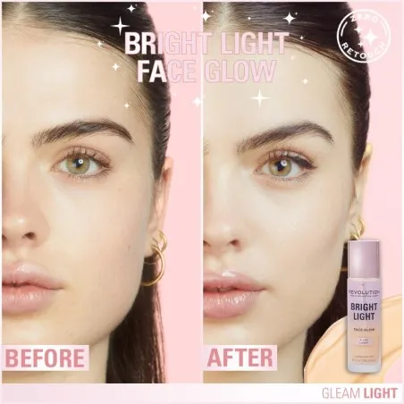 FOND DE TEINT REVOLUTION  BRIGHT LIGHT FACE GLOW - REVOLUTION