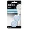 BRAUN - SE80-e Brosses Braun Face Exfoliation (Pack de 2) - BRAUN