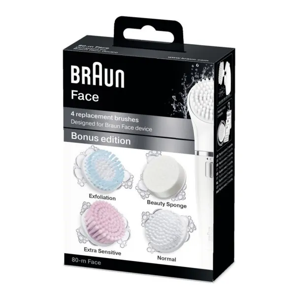 BRAUN - SE80-m Brosses Braun Face Edition Bonus (Pack de 4) - BRAUN