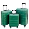 Valise new style bag  ENSEMBLE DE 3 VALISES INCASSABLE 4 ROUES - VERT - new style bag
