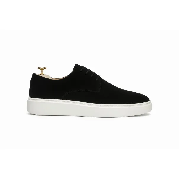 Baskets en cuir – 8912 Daim Noir - MAKEBA