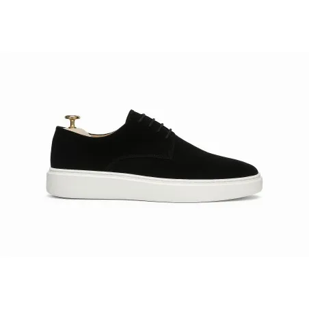 Baskets en cuir – 8912 Daim Noir - MAKEBA