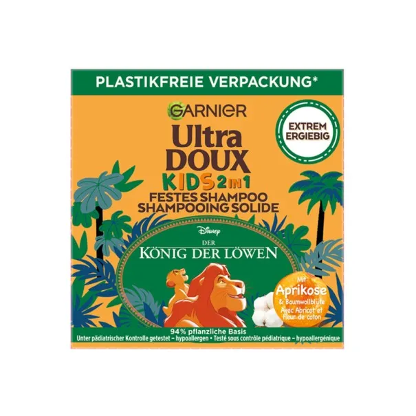 Garnier – Ultra Doux Shampooing Solide Abricot & Fleur De Coton Enfants 60G - Garnier