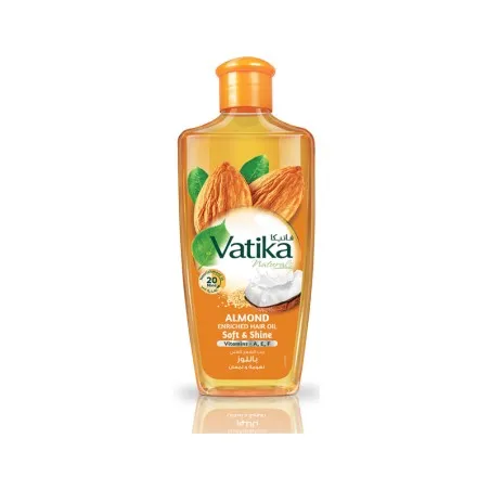 Vatika – Huile Capillaire Enrichie En Huile D’Amande 200Ml - VATIKA