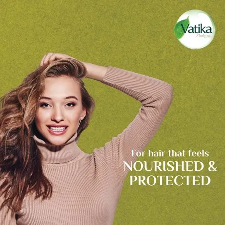 Vatika – Huile Capillaire Enrichie En Huile D’Olive & Amande Et Citron 200Ml - VATIKA