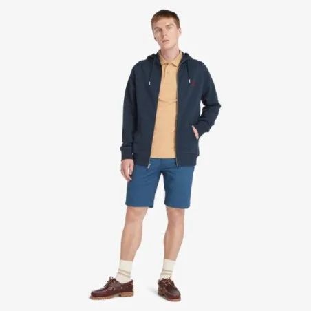 Timberland Homme – Short chino en popeline Timberland – Bleu - TIMBERLAND