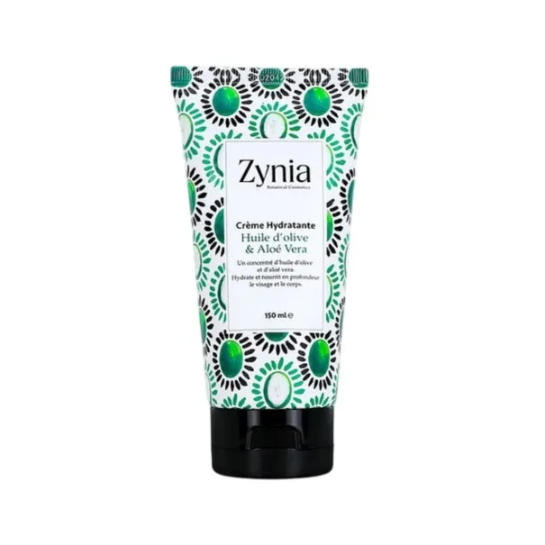 Zynia – Créme Hydratante Huile Olive + Aleo Vera - 