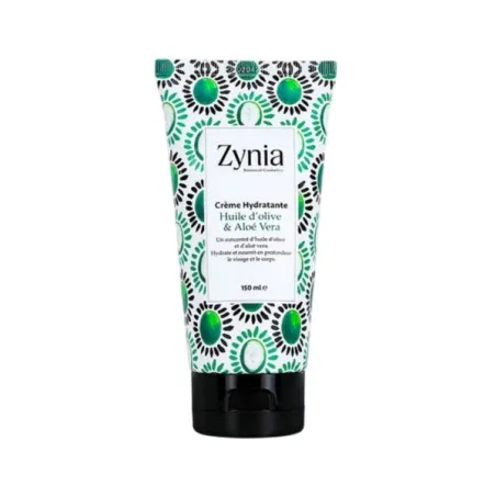 Zynia – Créme Hydratante Huile Olive + Aleo Vera - 