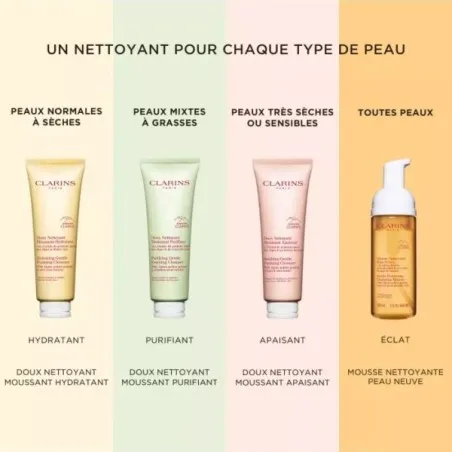 Clarins – Nettoyant Moussant Apaisant - CLARINS