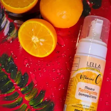 Lella – Mousse Nettoyante Visage Vitamine C - LELLA