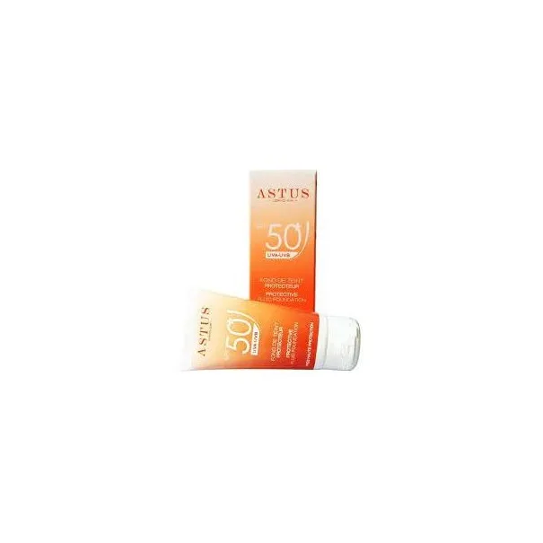 Astus – Fond De Teint Fluide Protectrice Sfp50+ Ivoir-Beige-Beige Dore - ASTUS