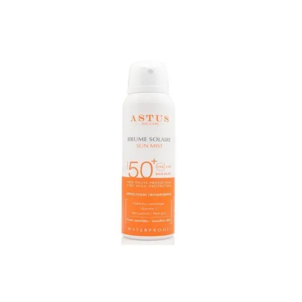 Astus – Brume Solaire Spray Spf50+ Application Transparente - ASTUS